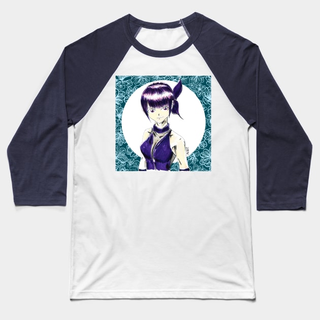 Ayane in dead or alive fighting match Baseball T-Shirt by jorge_lebeau